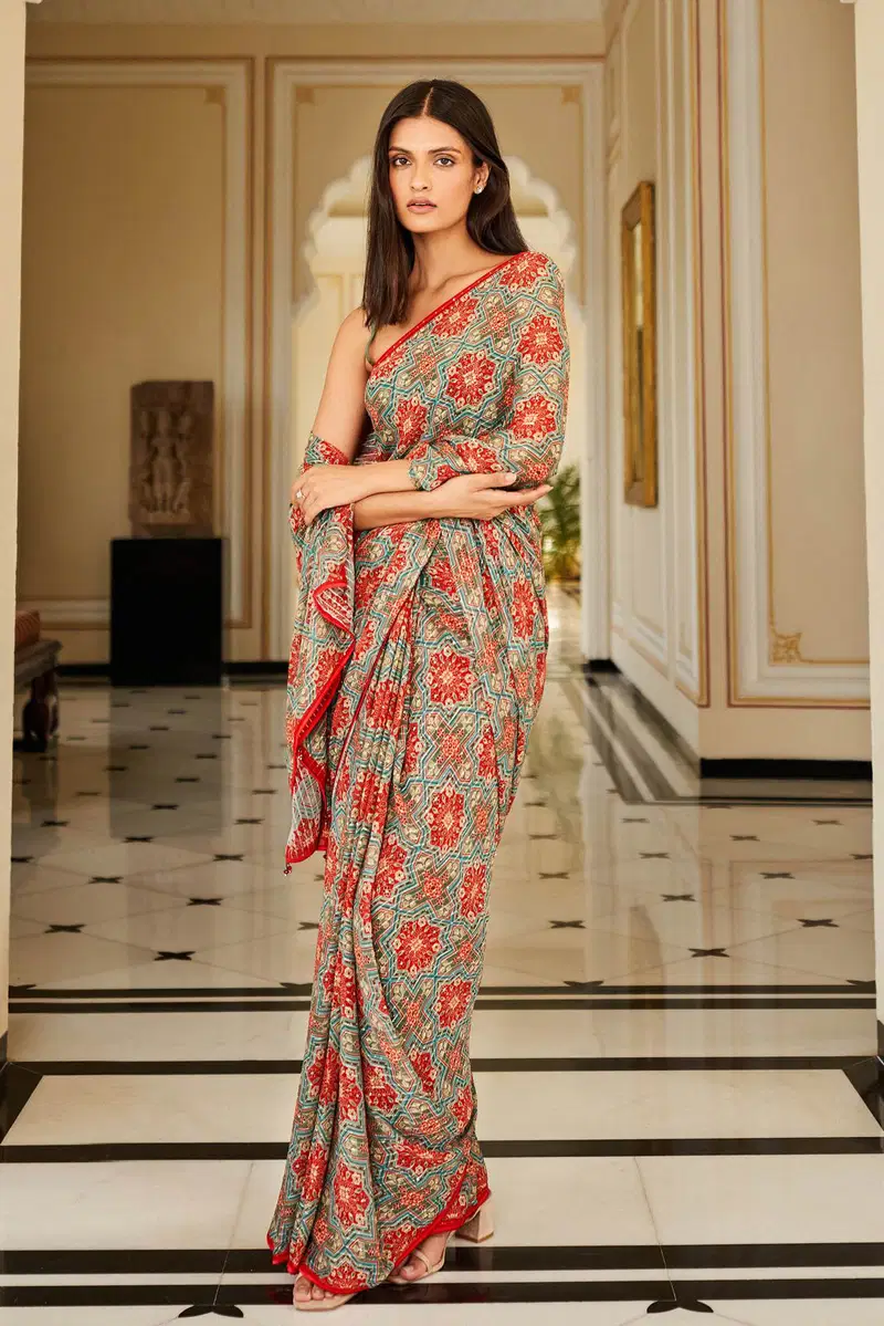 088 Bollywood Crochet Sequence Wholesale Designer Sarees
